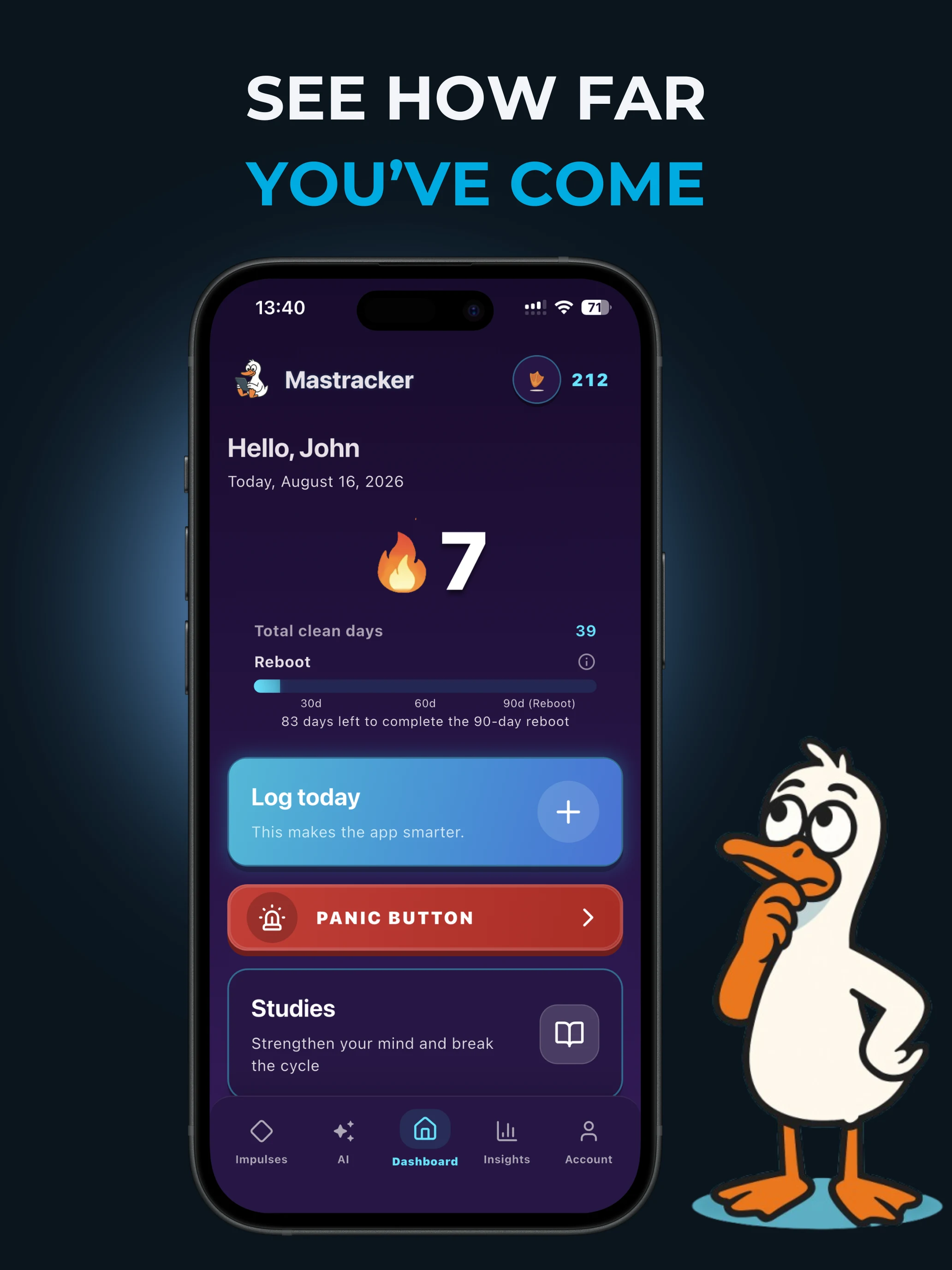 Mastracker: Quit Porn screenshot