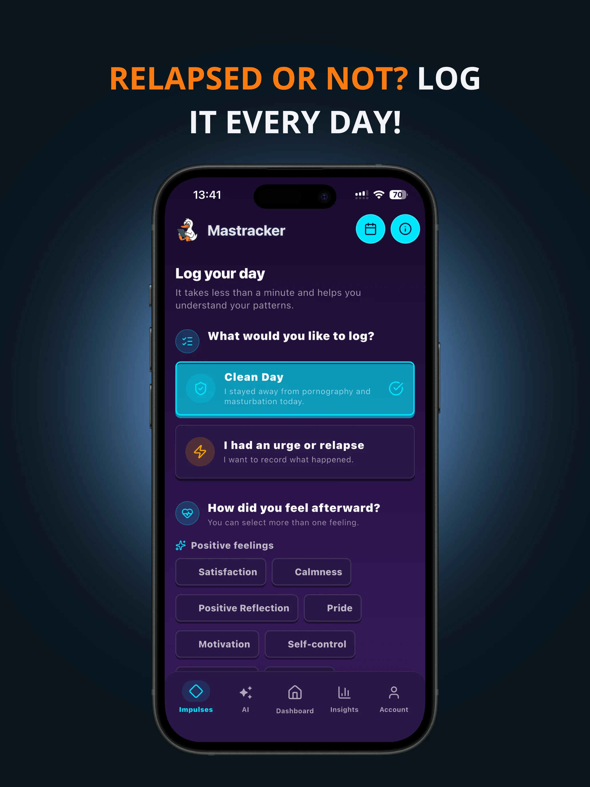 Mastracker: Quit Porn screenshot